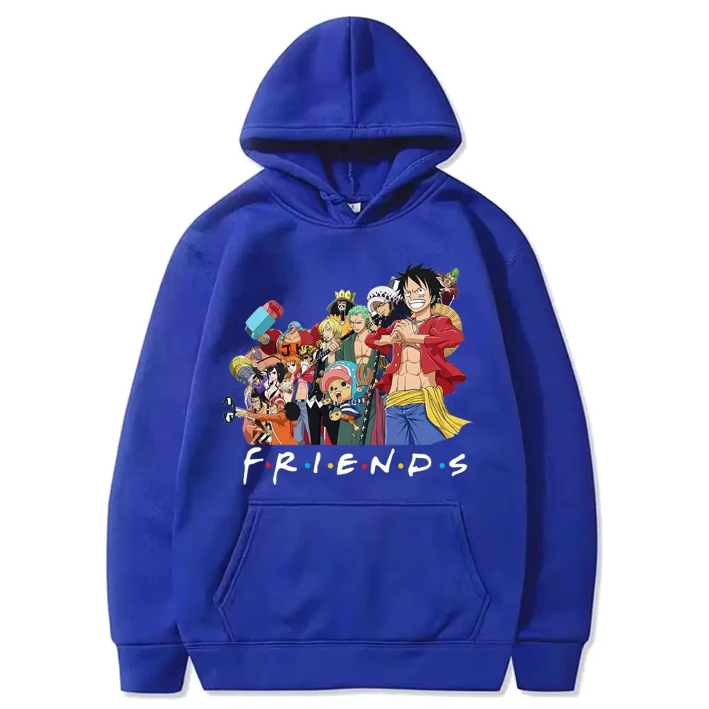 Anime One Piece White Beard and friends Hoodie