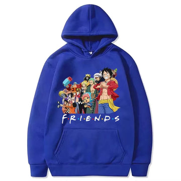 Anime One Piece White Beard and friends Hoodie