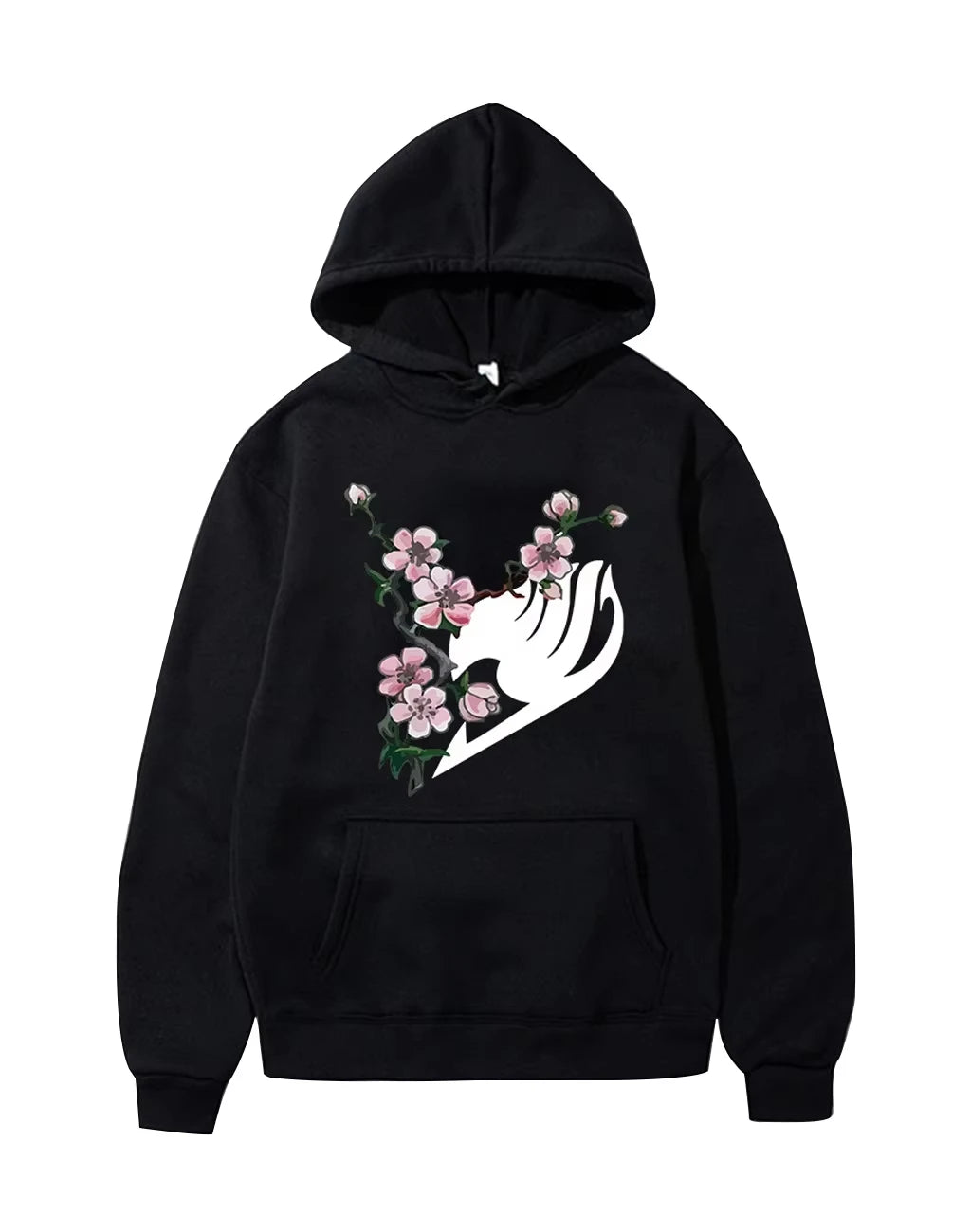 Flower Print Hoodie