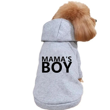 Pet Hoodie Mama's Boy