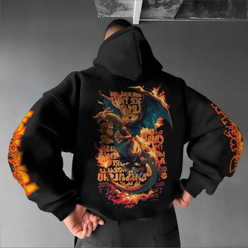 Pokemon Hoodie Anime Charizard Cartoon