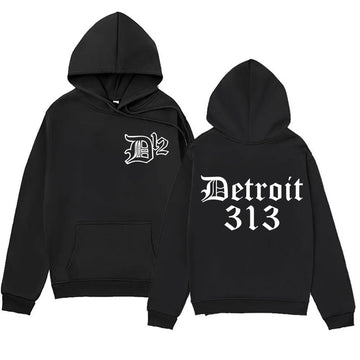 D12 Band Rapper Eminem Hoodie Detroit Michigan 313 music