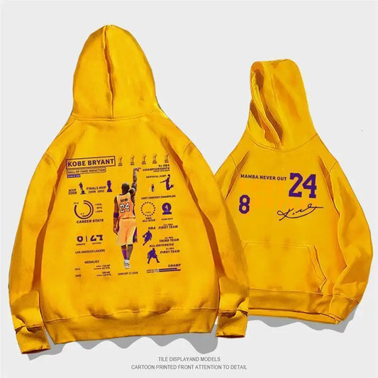 Basketball Kobe Glory Life Hall of Fame Sports Commemorative Hoodie