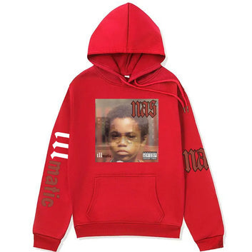 Rapper Nas Illmatic Album Cover Print Hoodies music