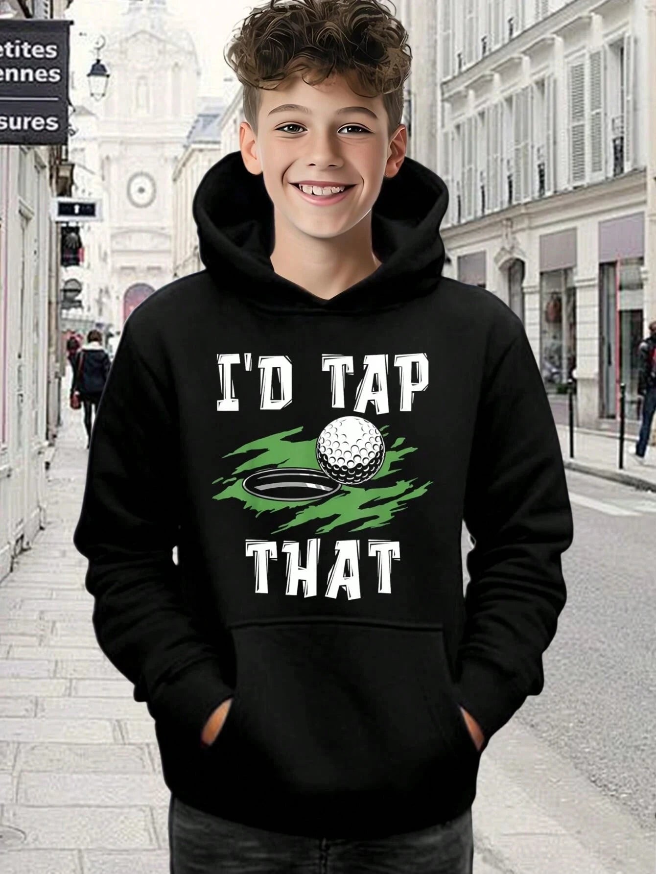 Funny Golf Hoodie I'd Tap That