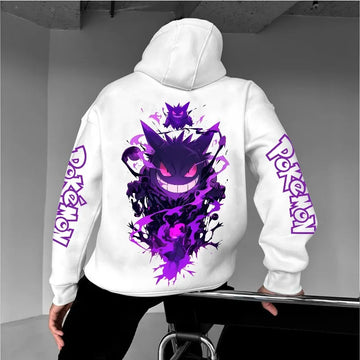 Pokémon Anime Gengar Hoodie Cartoon