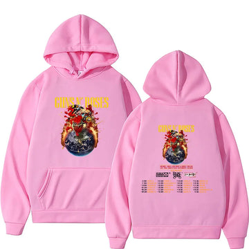 Guns & Roses Hoodie Rock Band Music