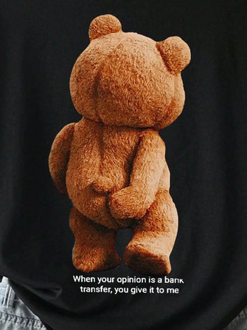 T-Shirts Cute Cartoon Bear Funny