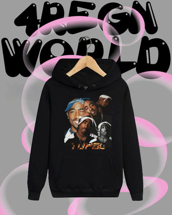 2Pac Rapper Hoodie Music