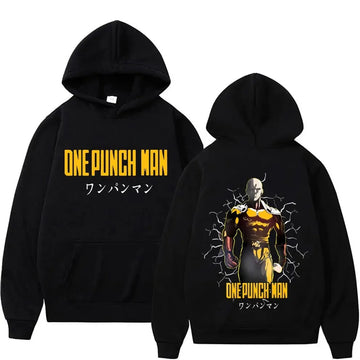 Anime One Punch Man Saitama Hoodie