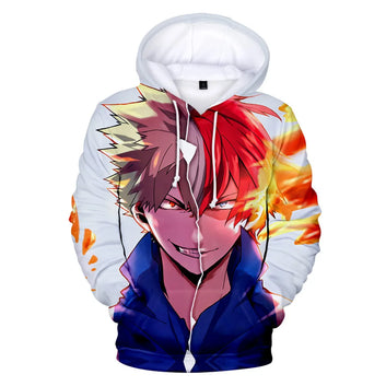 Shoto Todoroki My Hero Academia Hoodie Multiple Designs
