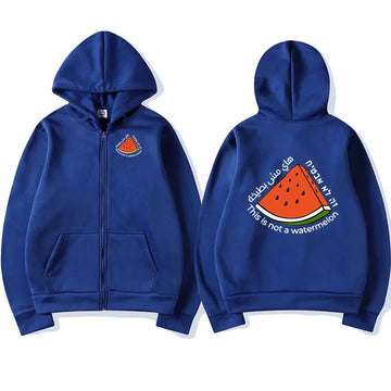 This Is Not A Watermelon Pullover Zipper Hoodie funny