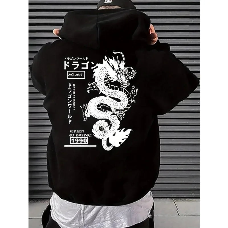 Dragon Graphic Printed  Hoodie