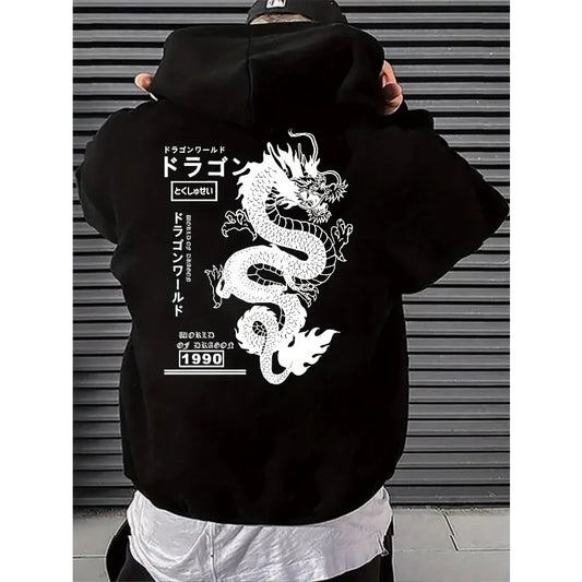 Dragon Graphic Printed  Hoodie