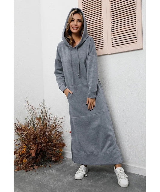 Hoodie Dress Robe oversized