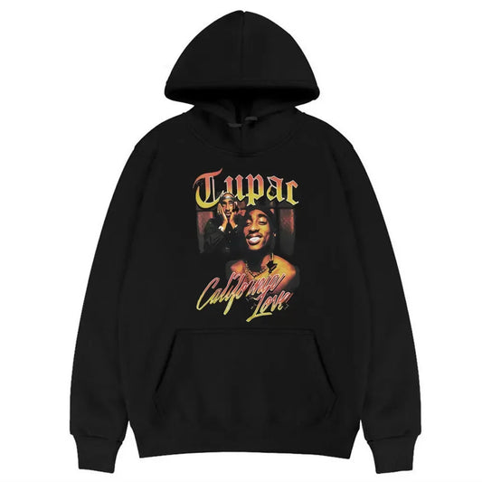 Tupac rapper hoodie music
