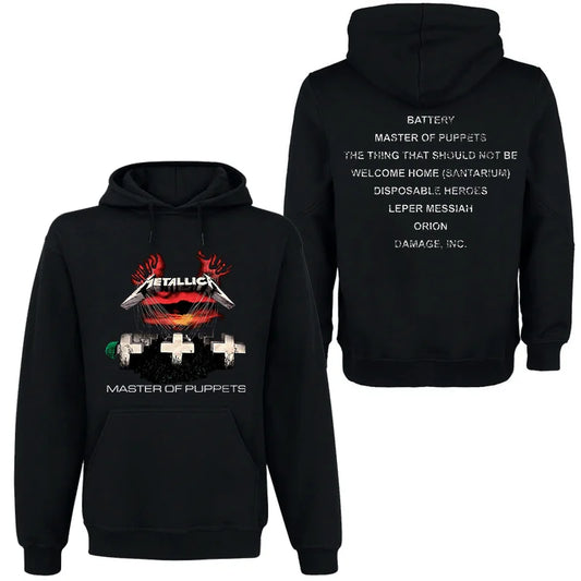 METALLICA Band Rock Hoodie Music Multiple Designs