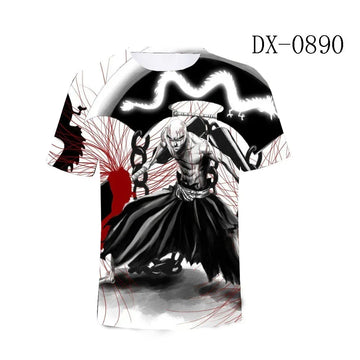 Anime Bleach 3D Printed T-shirt Multiple Designs
