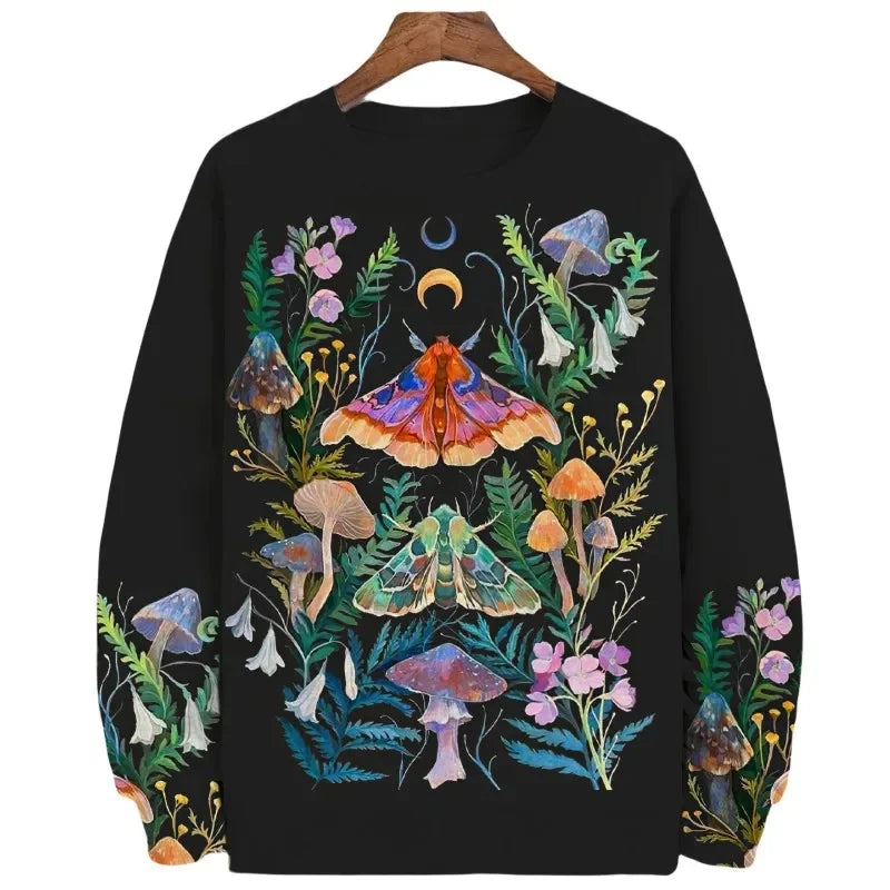 Mushroom Print sweater
