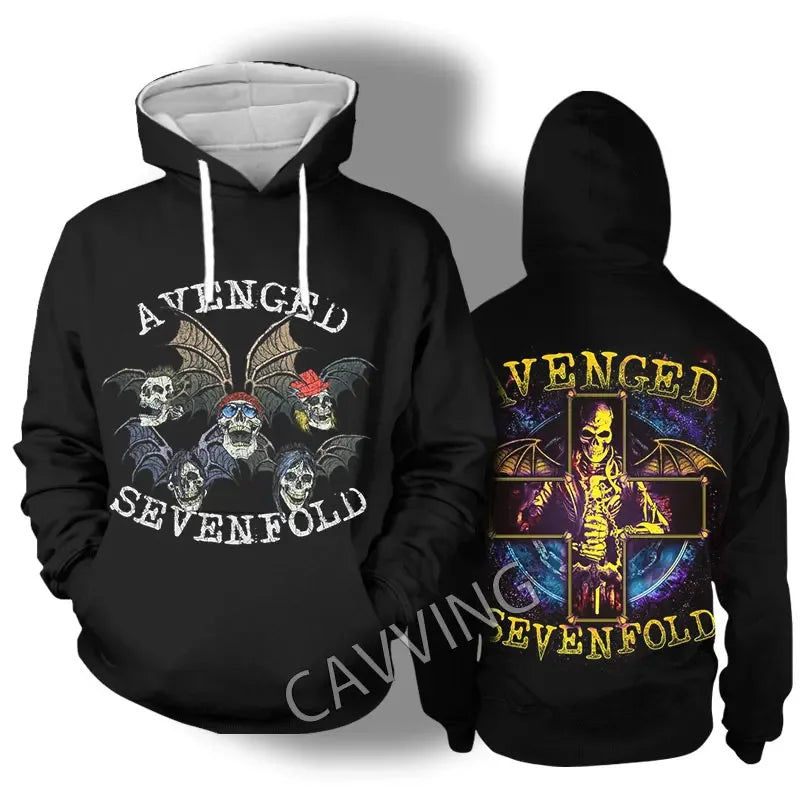 Avenged Sevenfold Rock Band Hoodie Music