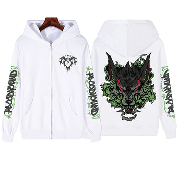 Anime Arcane Zip Up Hoodie Game Multiple Designs