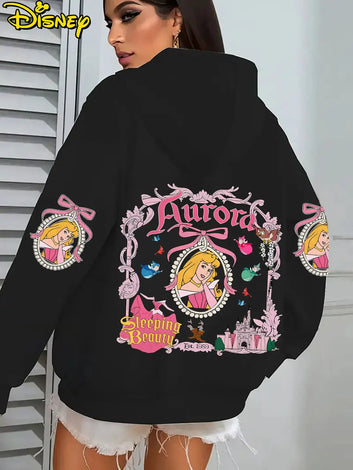 Disney Sleep Beauty Aurora hoodie cartoon