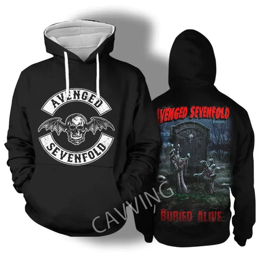Avenged Sevenfold Rock Band Hoodie Music