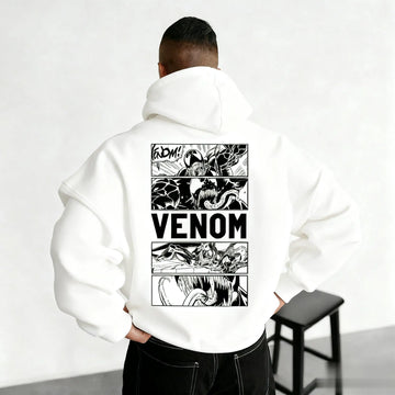 Marvel Venom Hoodie Comic Cartoon