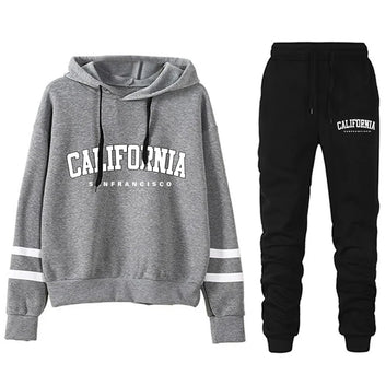 California San Francisco hoodie set
