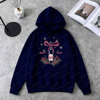 Christmas Dr Pepper Bow Hoodie