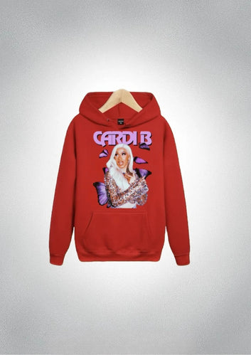 Cardi B Graphic Rapper Hoodie Music