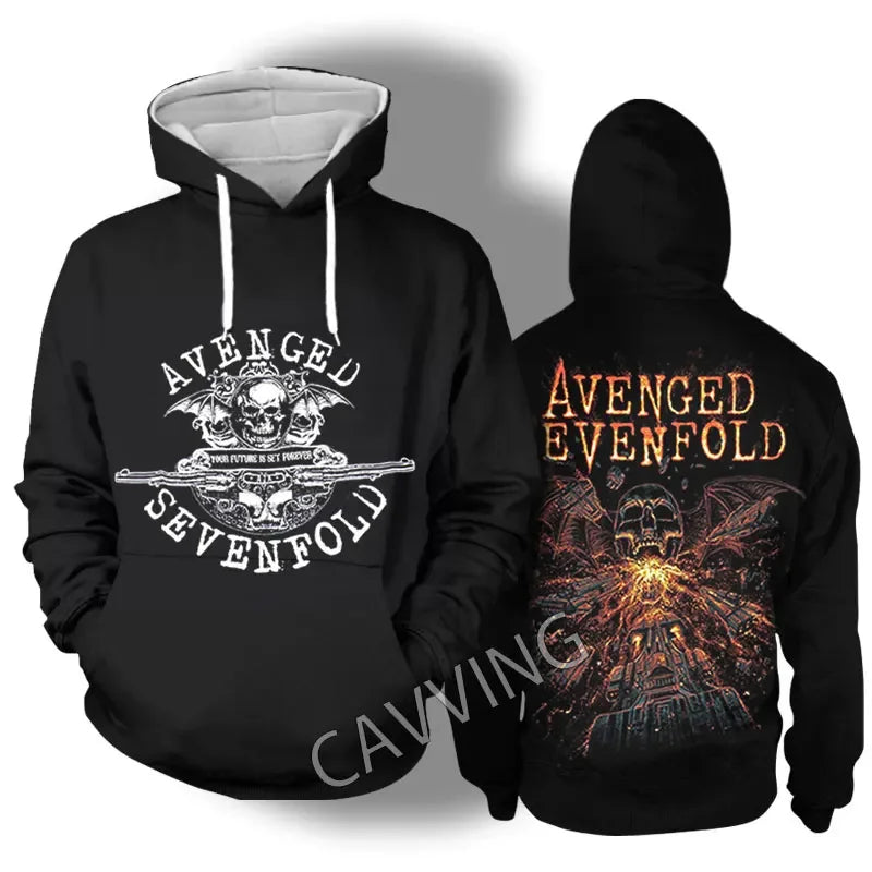 Avenged Sevenfold Rock Band Hoodie Music