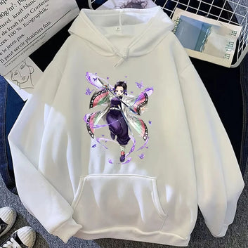 Anime Kochou Shinobu Demon Slayer Hoodie