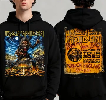 Rock Band Iron Maiden Hoodie Multiple Design