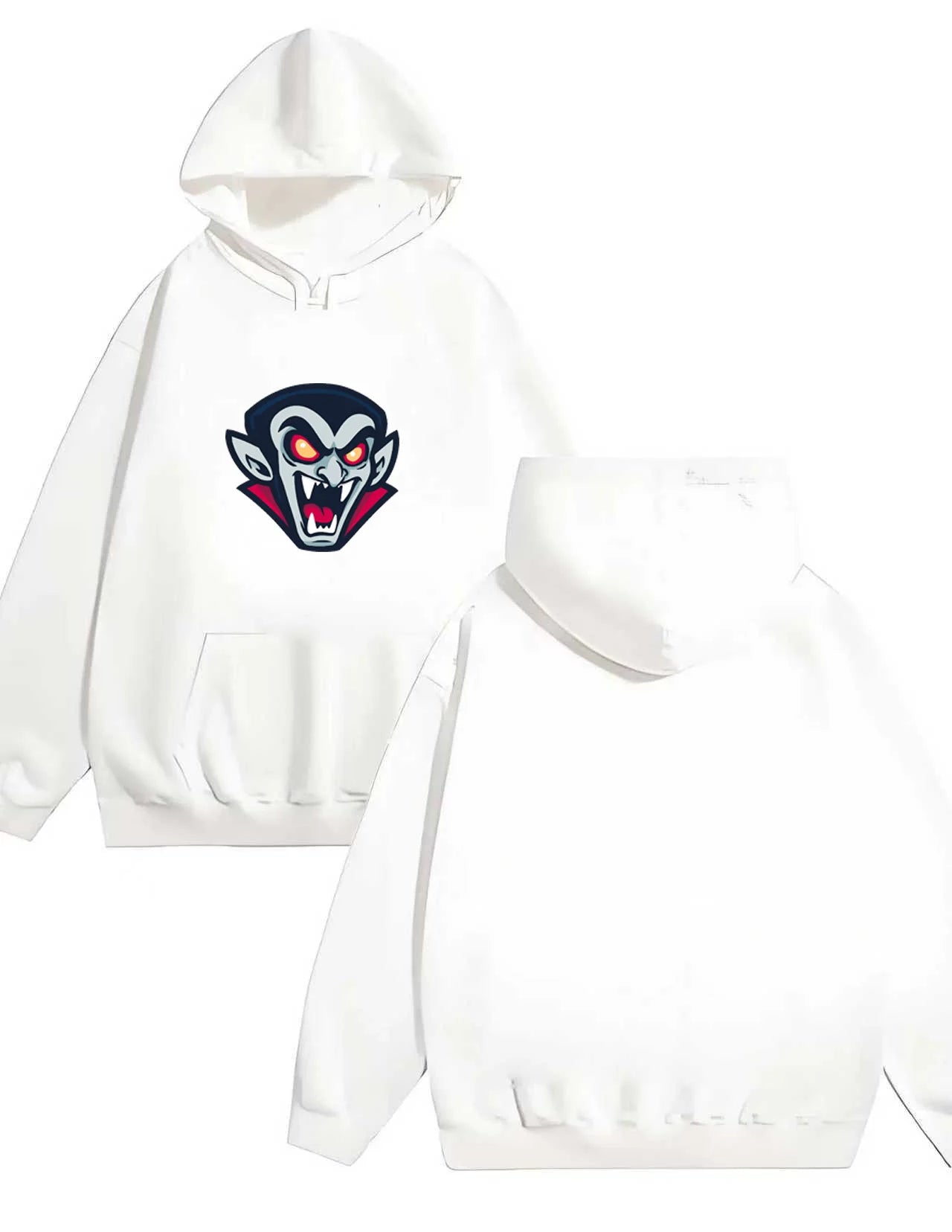 Halloween Ghost and Dracula Hoodie