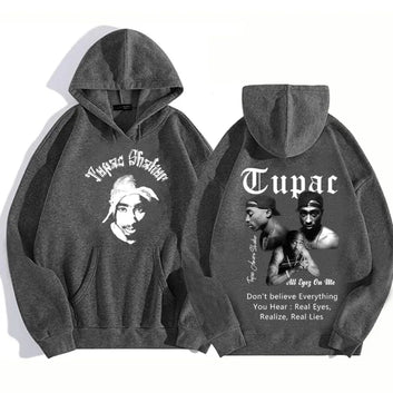 Rapper Tupac Hoodie Music