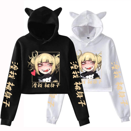 Anime Himiko Toga Cat Ear Hoodie My Hero Academia