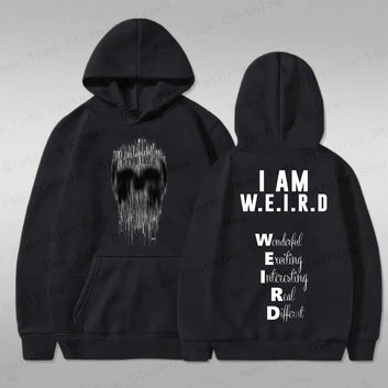 "I AM W.E.I.R.D" Hoodie Funny