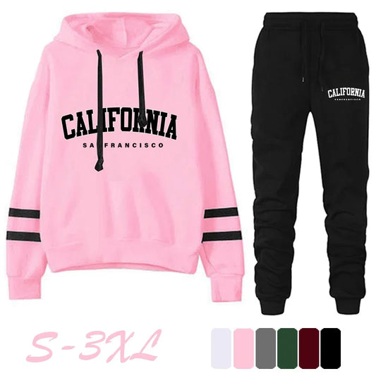 California San Francisco hoodie set