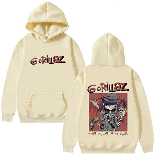 Rock Band Gorillaz The Come Back Tour Hoodie music