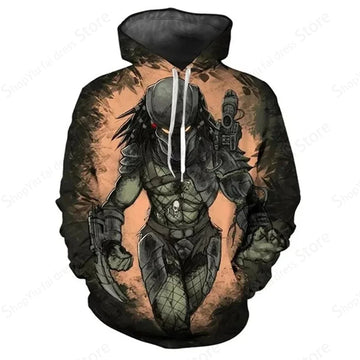 3d Movie Predator Hoodie