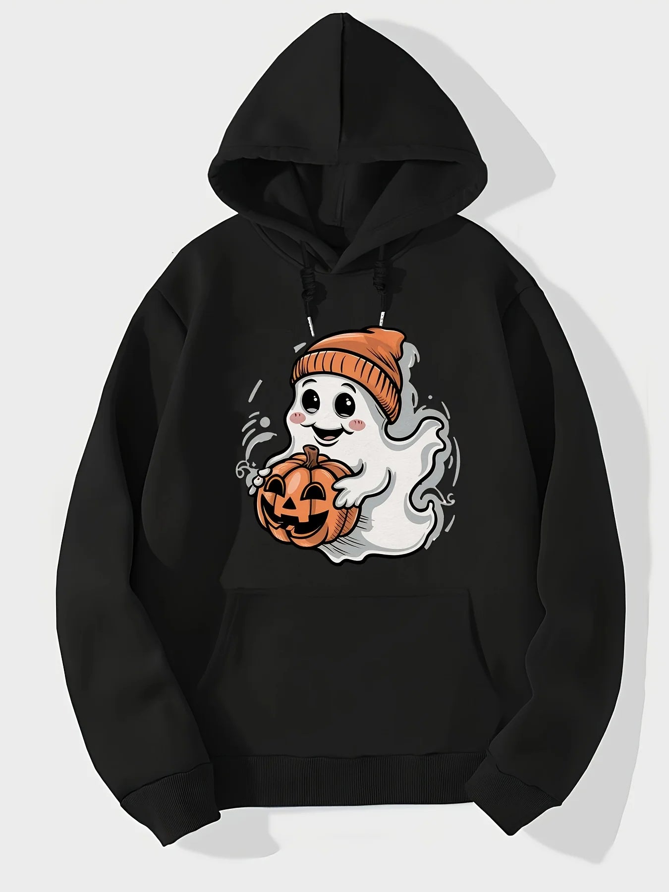 Halloween Ghost and Pumpkin Hoodie