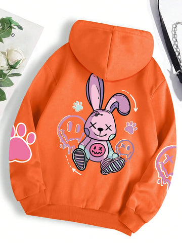 Rabbit Cartoon Hoodie Fashion Hoodie Oversize
