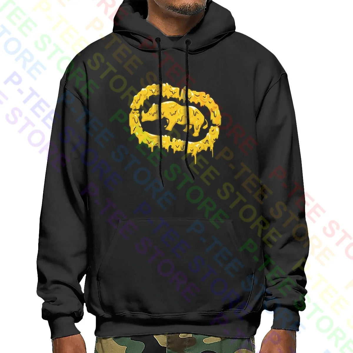 Ecko_Unltd Melted Bright Graphic Hoodie