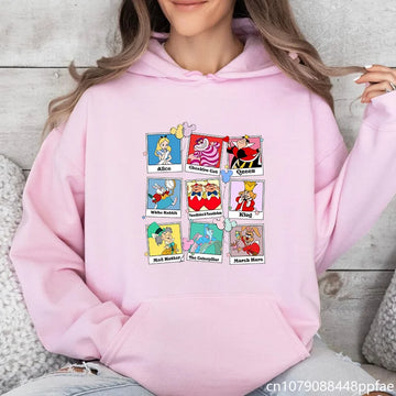 Disney Alice in Wonderland Cartoon Hoodie Movie