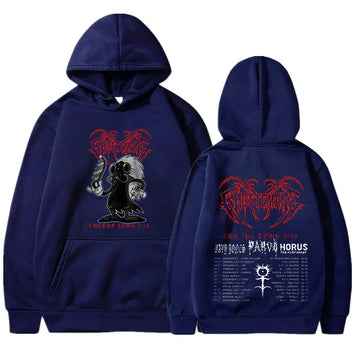 Ghostemane Double Sided Print Hoodie Men's Fashion Hip Hop Metal Rock Hoodies Gothic Oversized Sweatshirt Tracksuit Streetwear