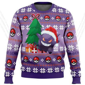 Christmas Gengar Pokemon Anime Sweater Cartoon