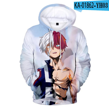 Shoto Todoroki My Hero Academia Hoodie Multiple Designs