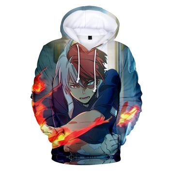 Shoto Todoroki My Hero Academia 3D Digital Printing Hoodie