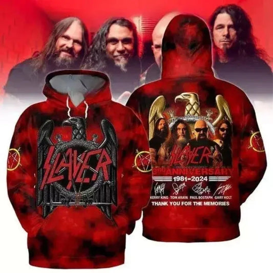 Rock band Slayer Hoodie music